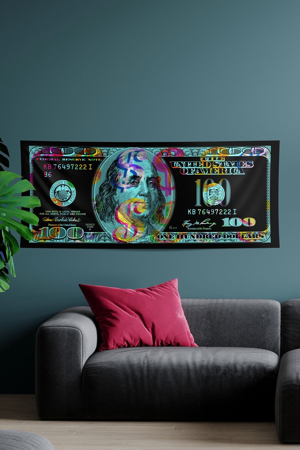 100 Dolar Motivasyon (Mavi)