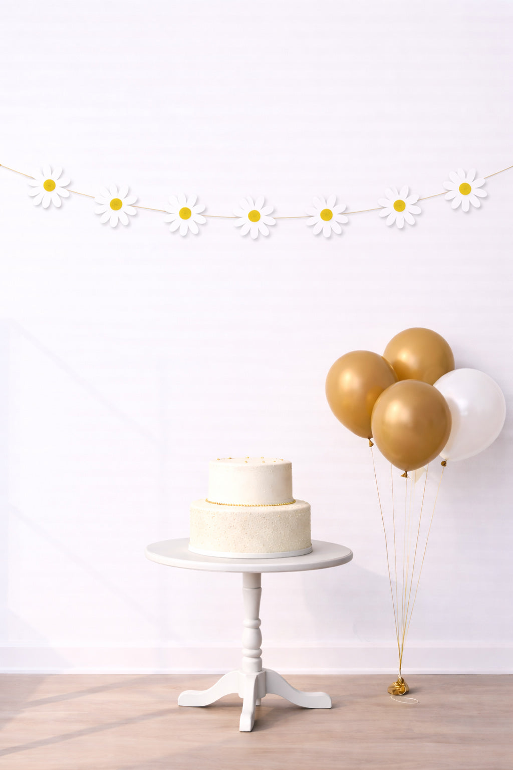 Papatya Banner Dekoratif (#FL029)