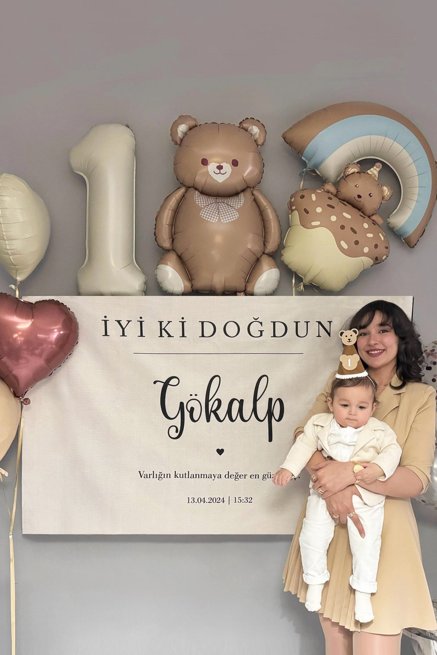 Kişiselleştirilebilir Doğum Günü Örtüsü (#4)