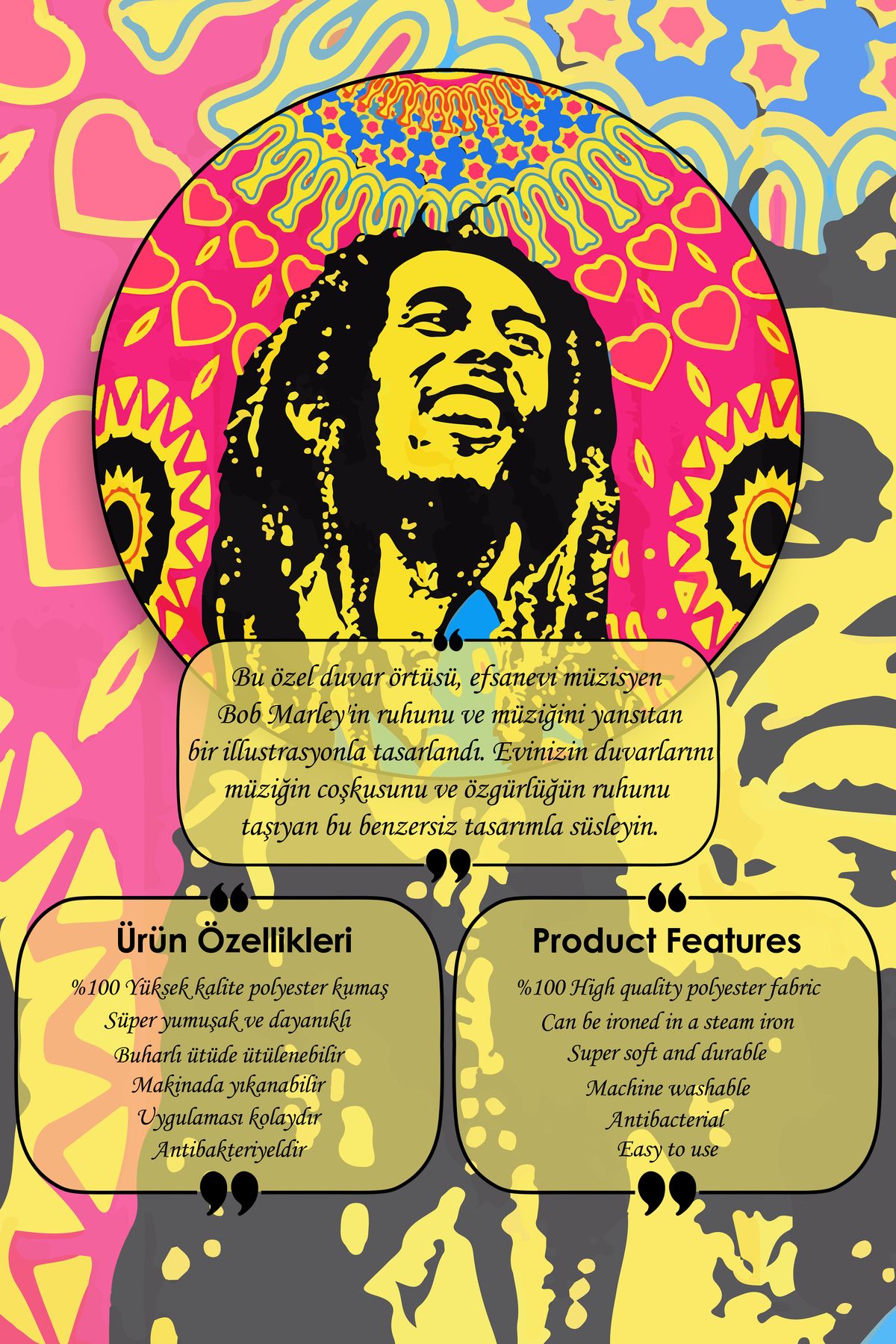 Bob Marley Müziğin Sesi ve Ruhun İfadesi Evlerinize Gelsin!