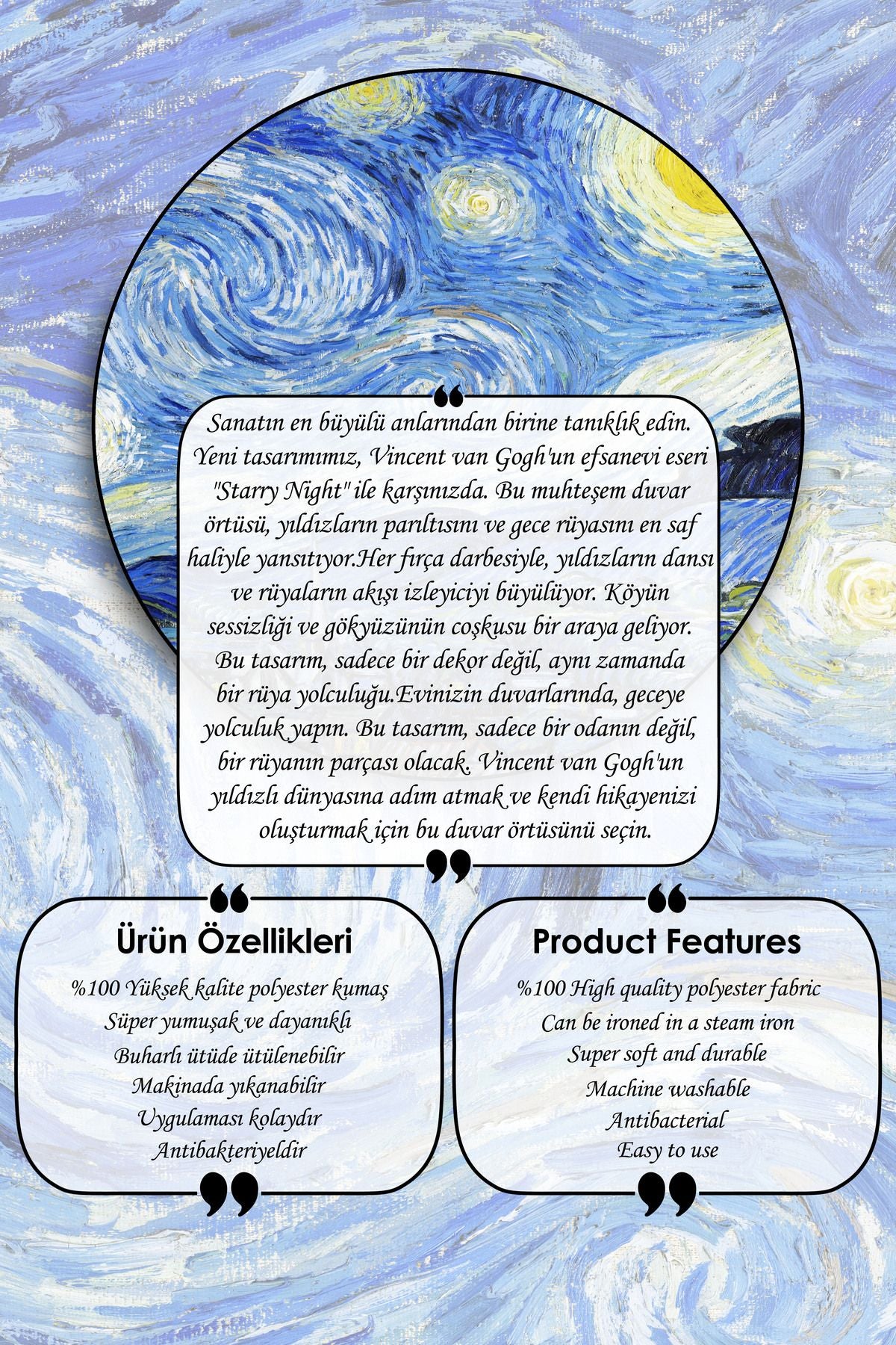 Vincent Van Gogh: Yıldızlı Geceler