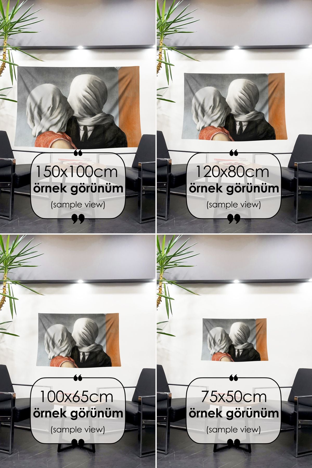 René Magritte - The Lovers