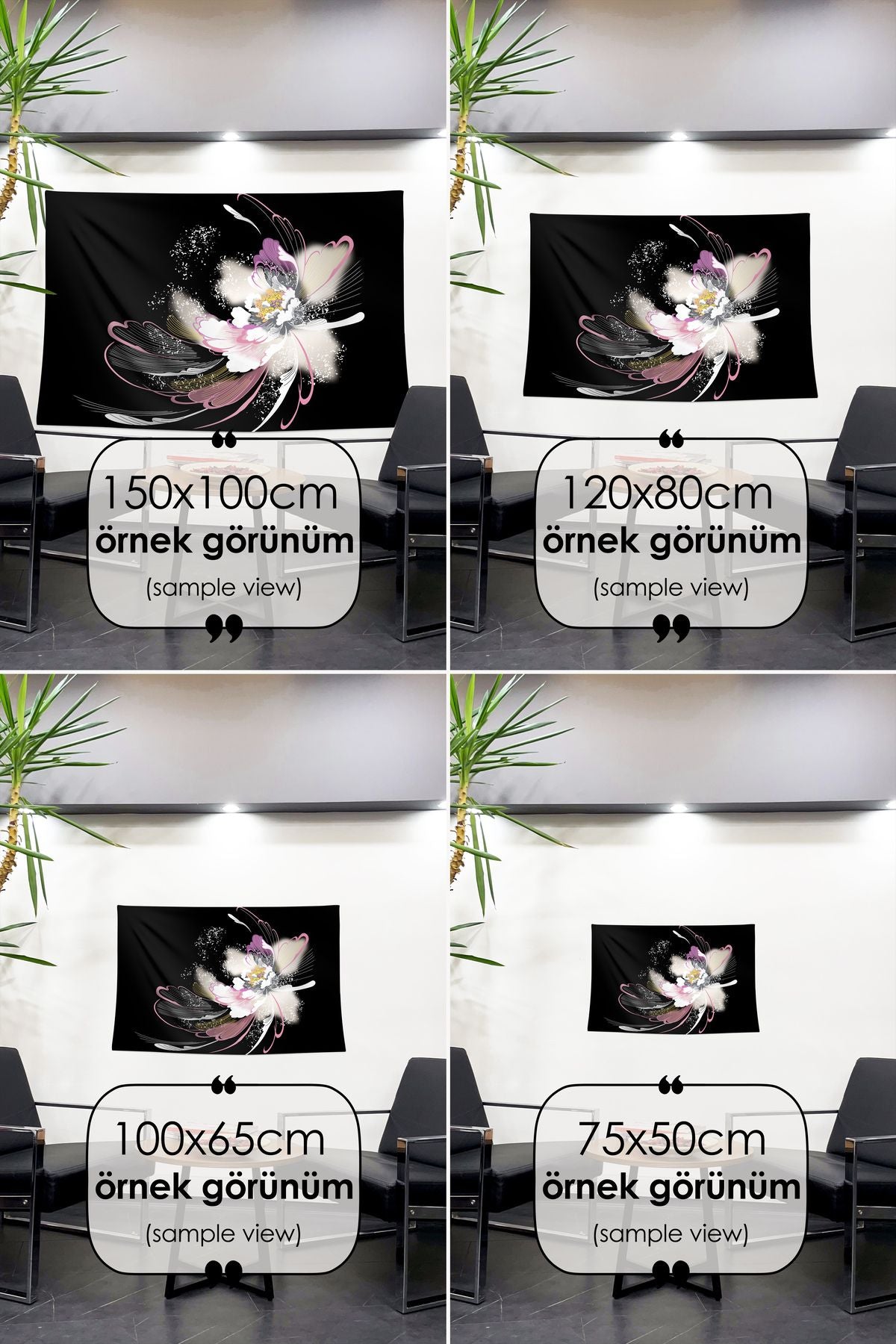 Sessiz Güzellik: Siyahın İçinde İnci Gibi Bir Çiçek