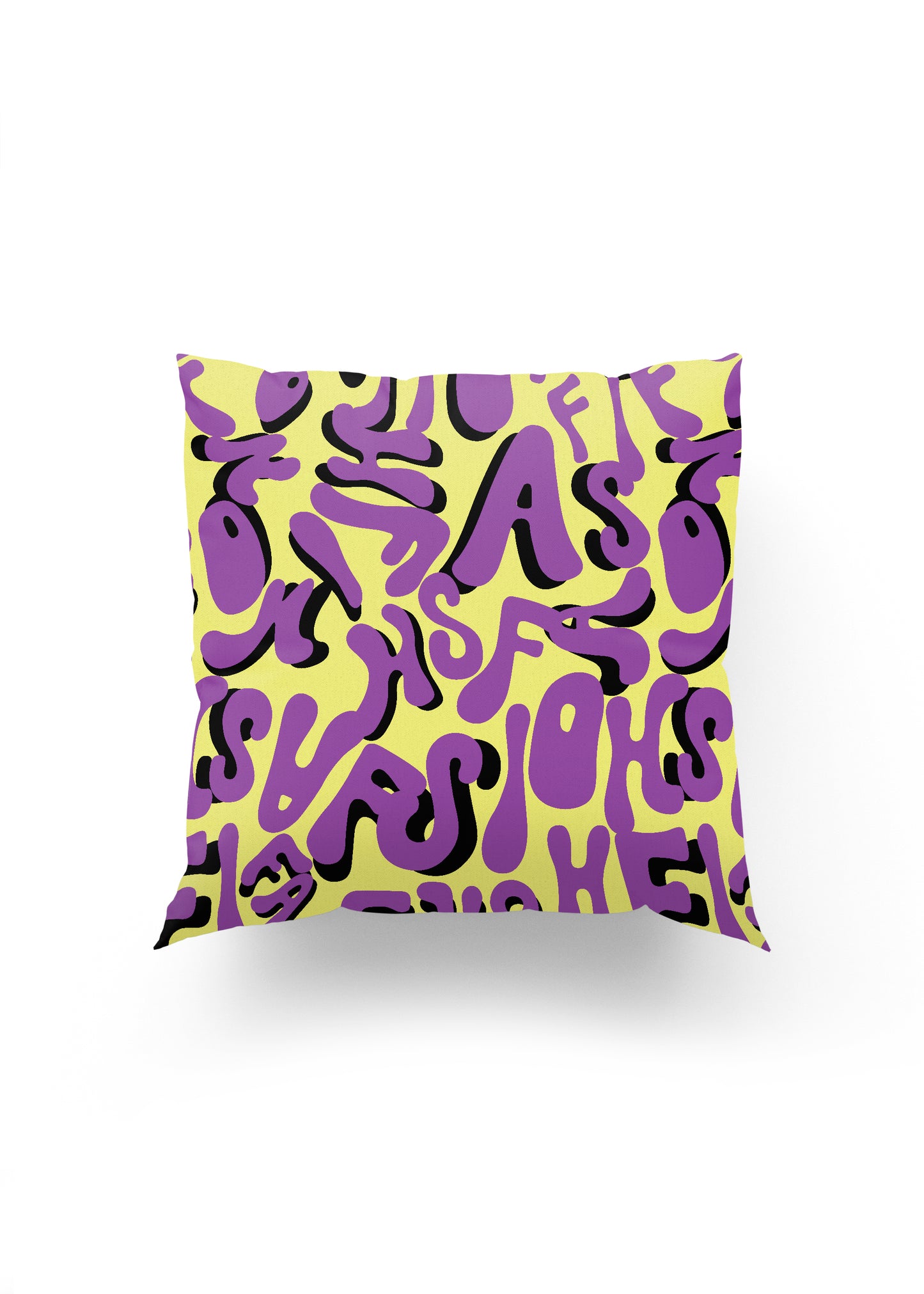 Funky Letters – Genç Ruhlu Renkli Tasarım Kırlent Kılıfı