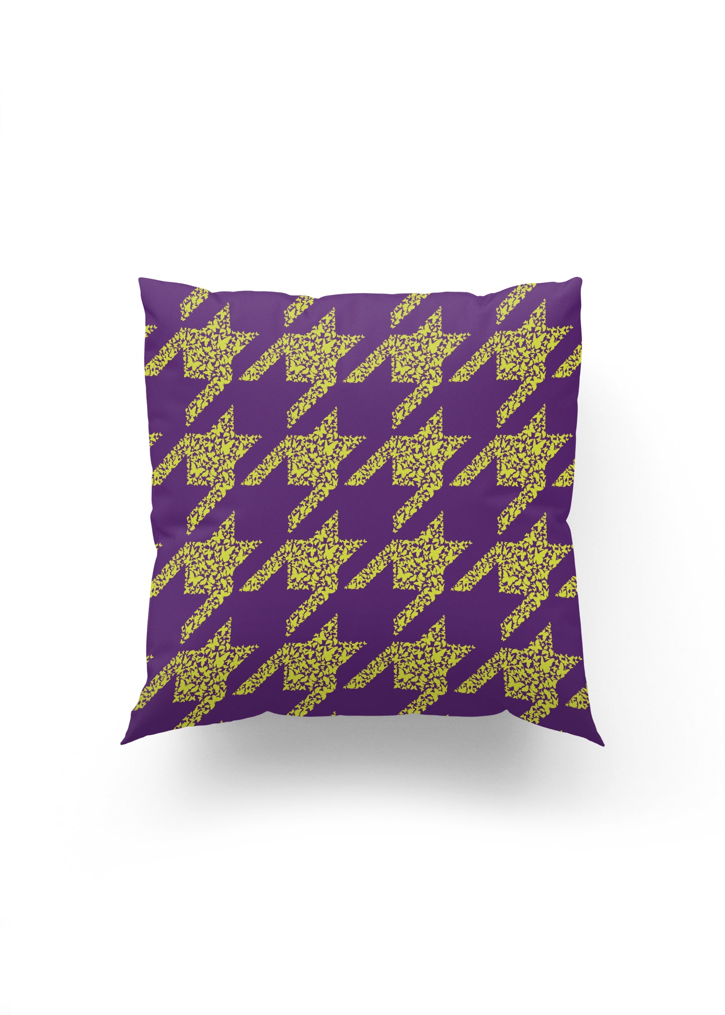 Kazayağına Kanat Çırpanlar – Mikro Kelebek Desenli Kırlent Kılıfı