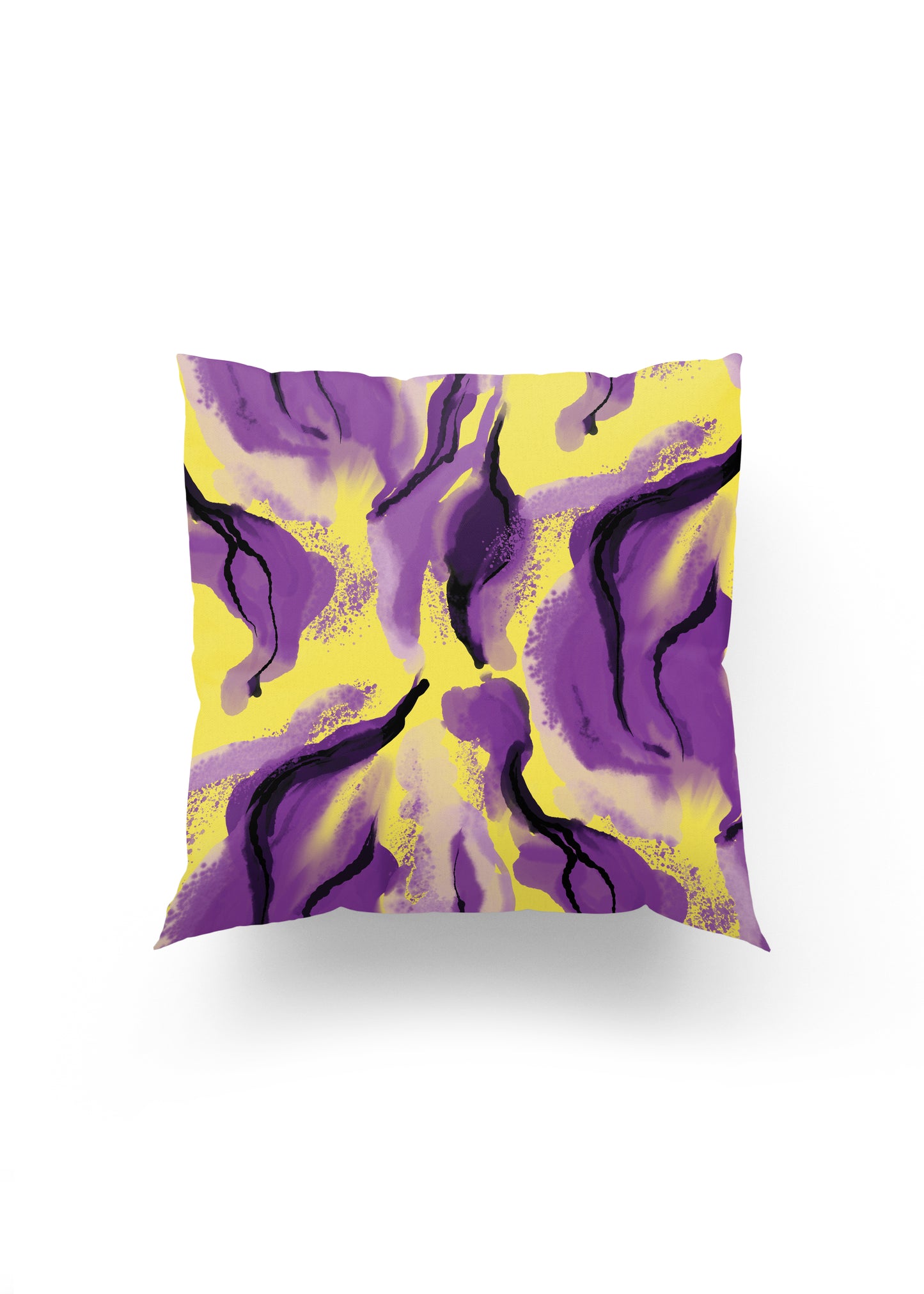 Aurora Expression – Sanatsal Fırça Etkili Kırlent Kılıfı