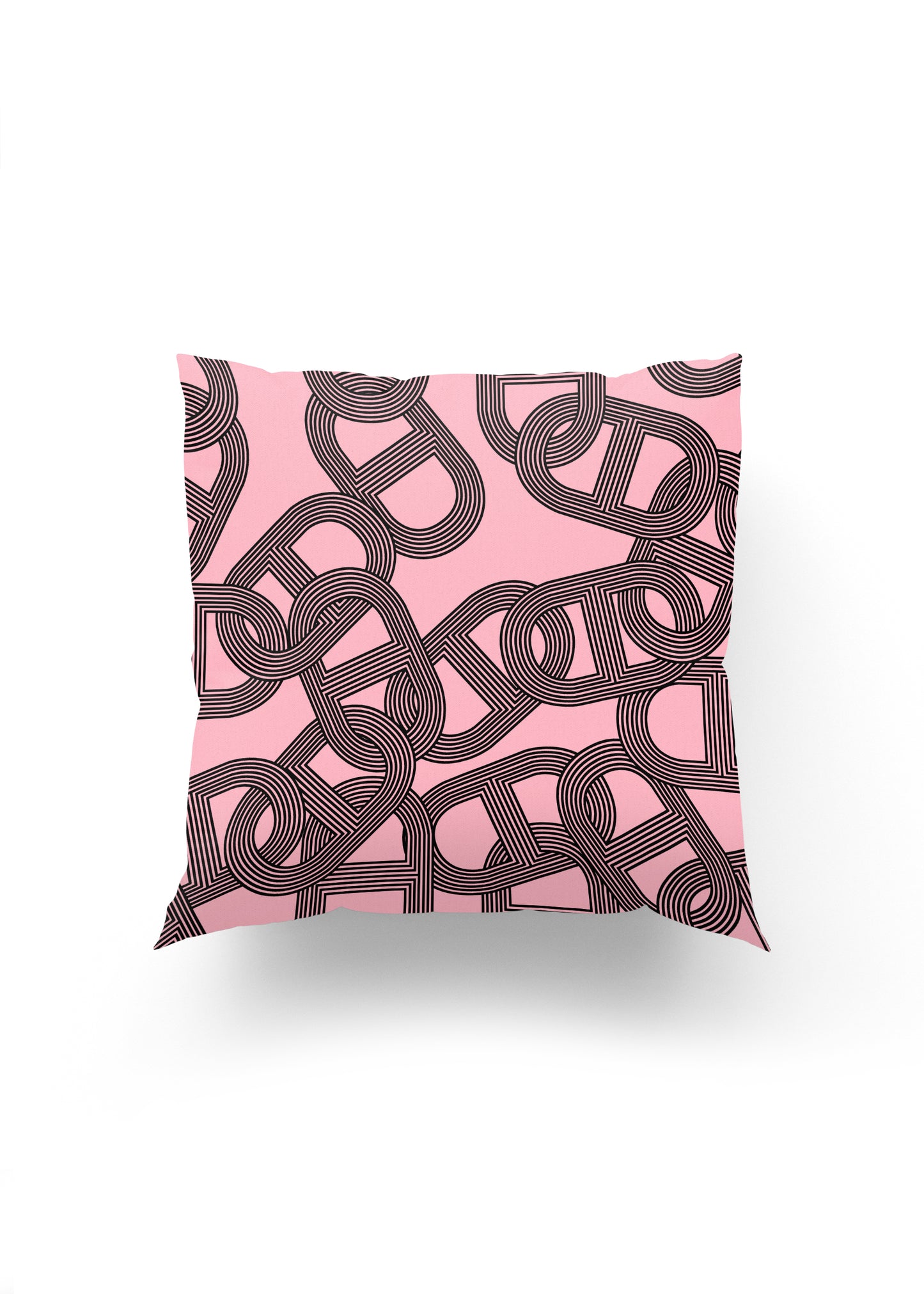 Geometrik Zincir Kırlent Kılıfı