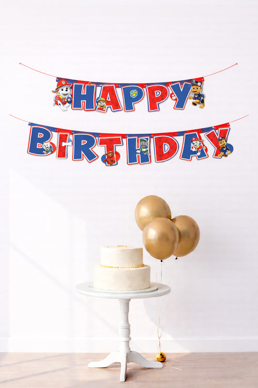 Paw Patrol Happy Birthday Karton Flama (#FL017)