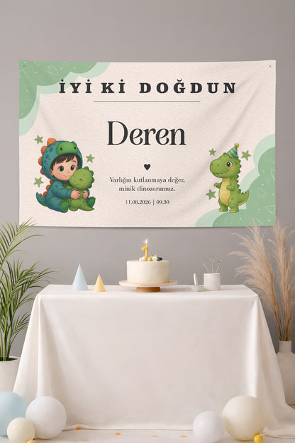 Kişiselleştirilebilir Doğum Günü Örtüsü (#270)