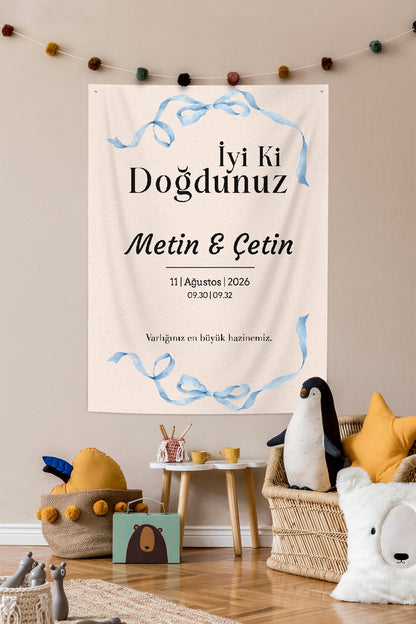 Kişiselleştirilebilir Doğum Günü Örtüsü (#256)