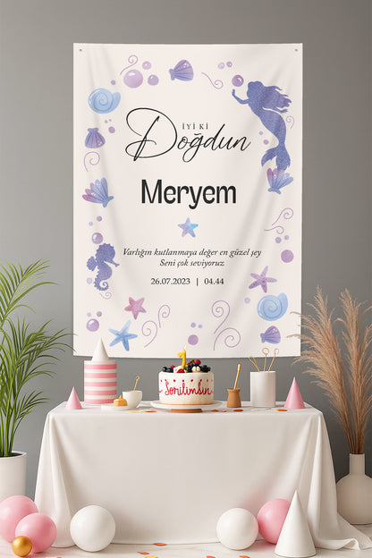 Kişiselleştirilebilir Doğum Günü Örtüsü (#280)