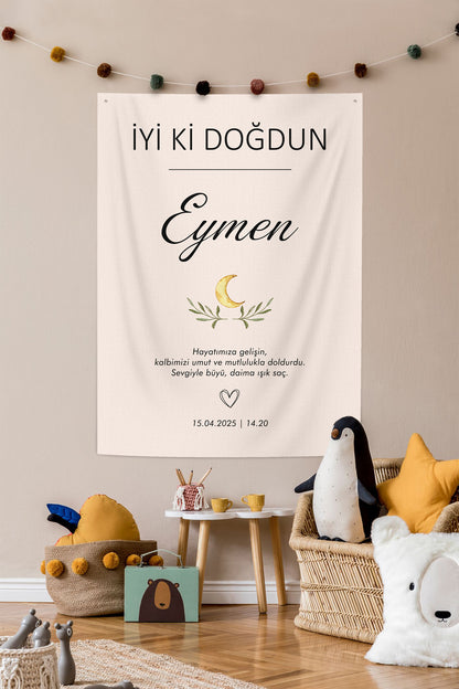 Kişiselleştirilebilir Doğum Günü Örtüsü (#187)