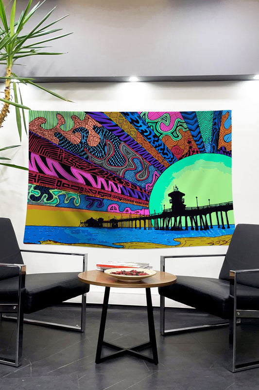 Sonsuz Sıcaklık: Pastel Sahil Kasabası, Dev Güneş ve Rengarenk Dünya