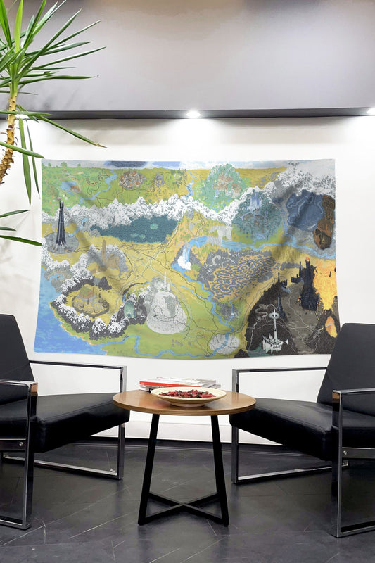 Orta Dünya'nın Derinliklerine Yolculuk: Yüzüklerin Efendisi Evreni Haritası