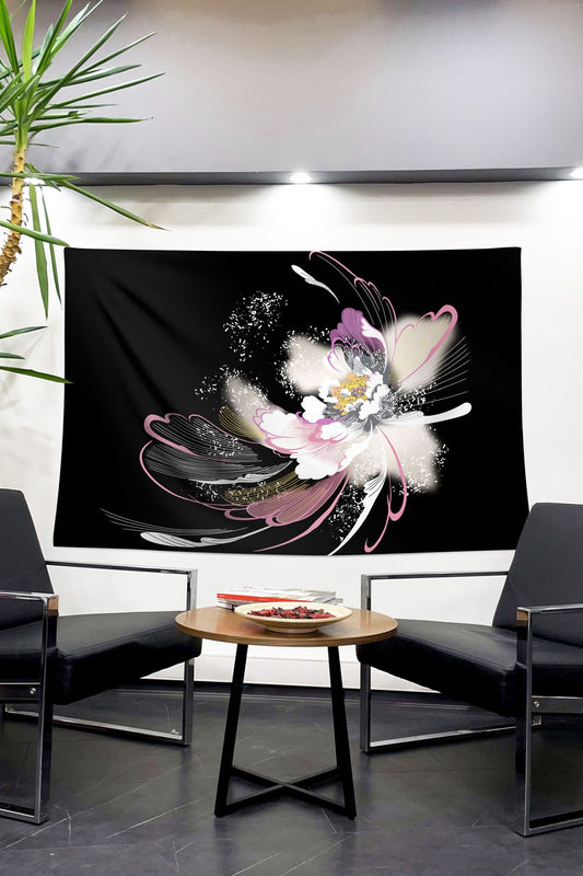 Sessiz Güzellik: Siyahın İçinde İnci Gibi Bir Çiçek