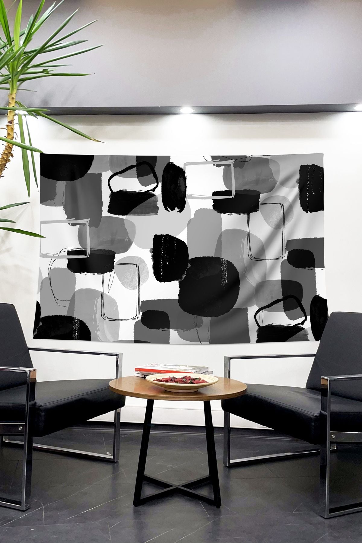 Sulu Boya Dokunuşlarıyla Siyah Beyazın Etkileyici Uyumu