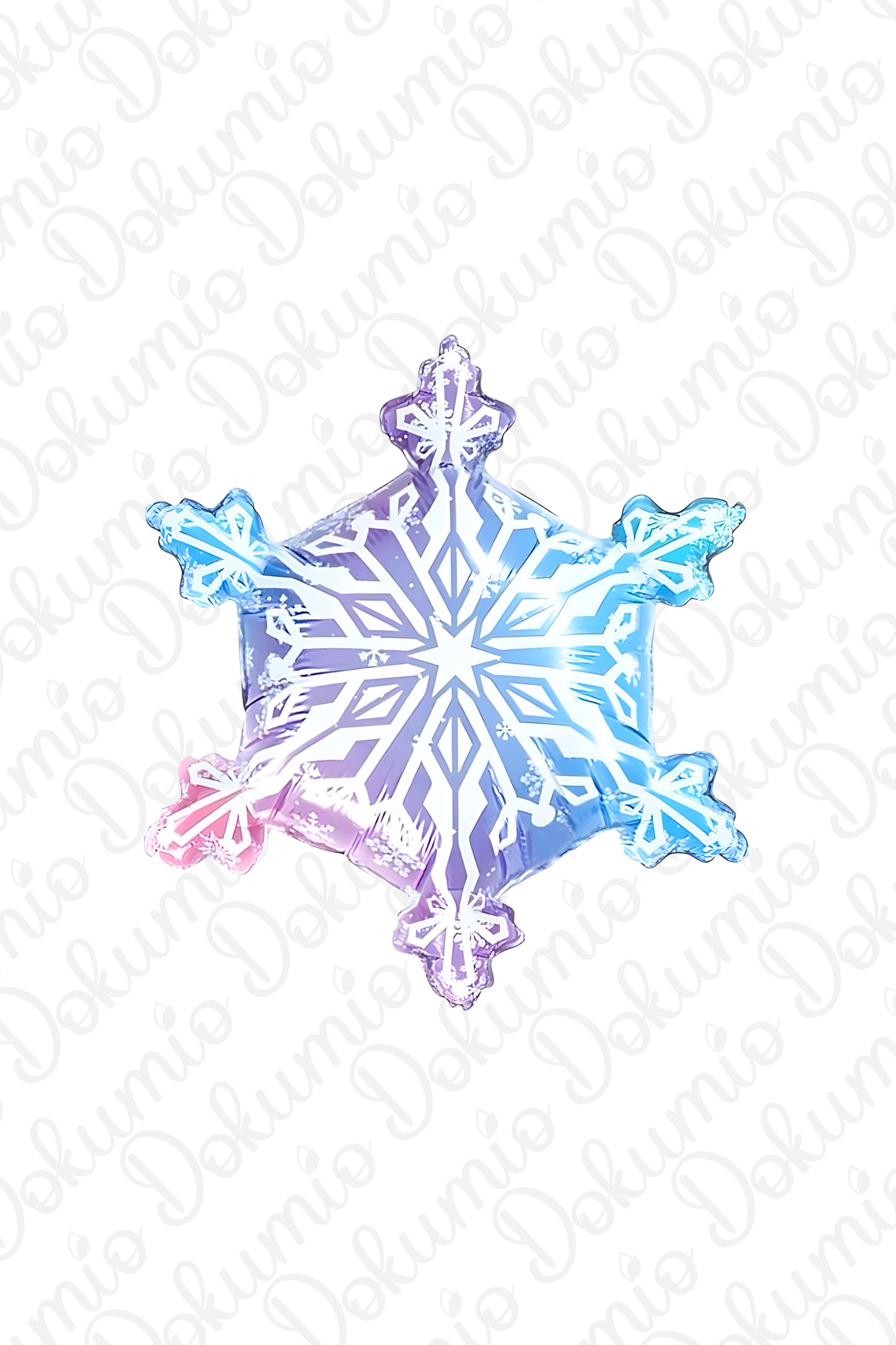 Kar Tanesi Altı Oklu Folyo Balon (#BAL065)