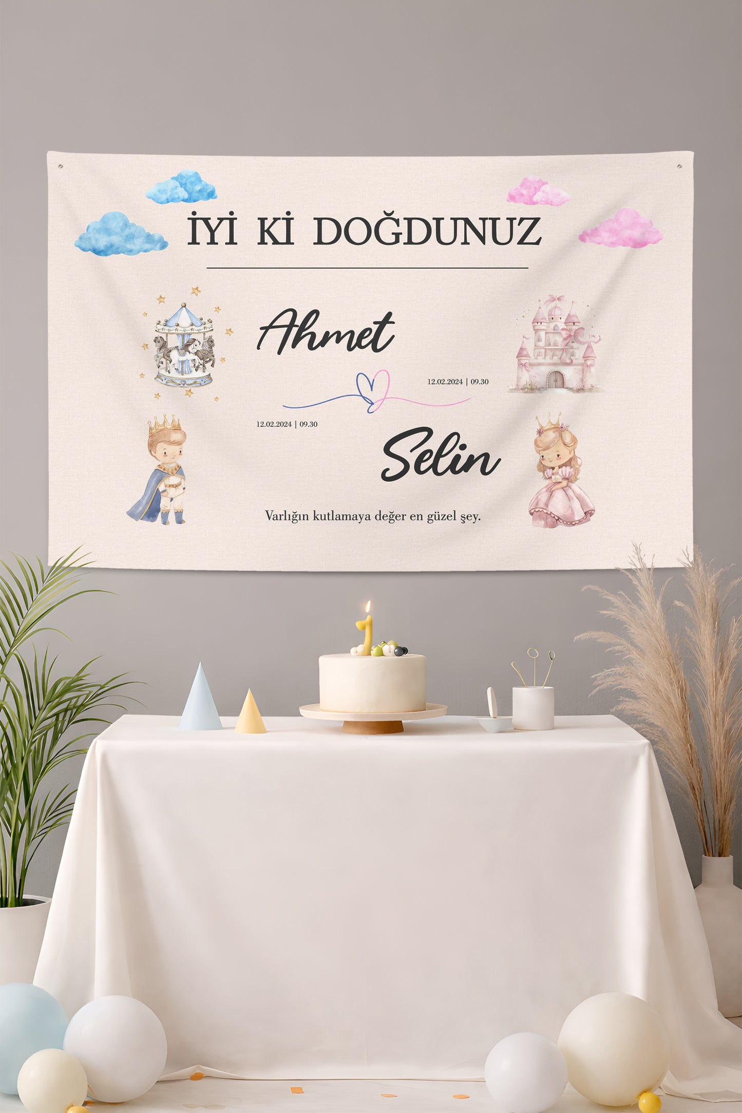 Kişiselleştirilebilir Doğum Günü Örtüsü (#219)