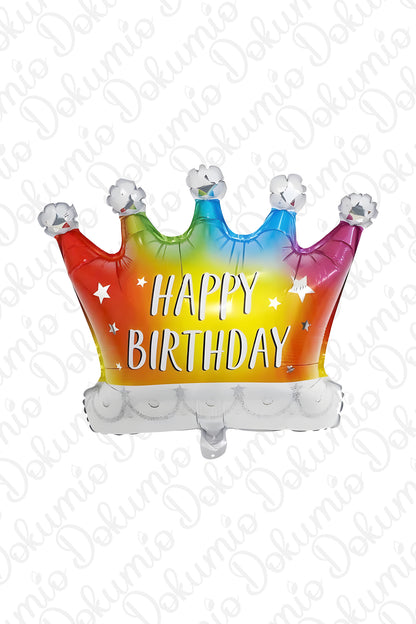 Happy Birthday Taç Folyo Balon (#BAL050)