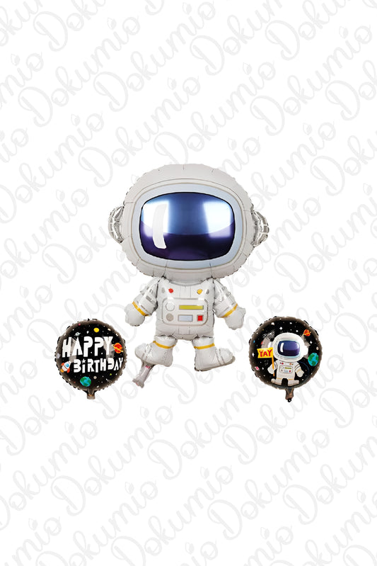 Astronot Folyo Balon 3’lü Set (#105)