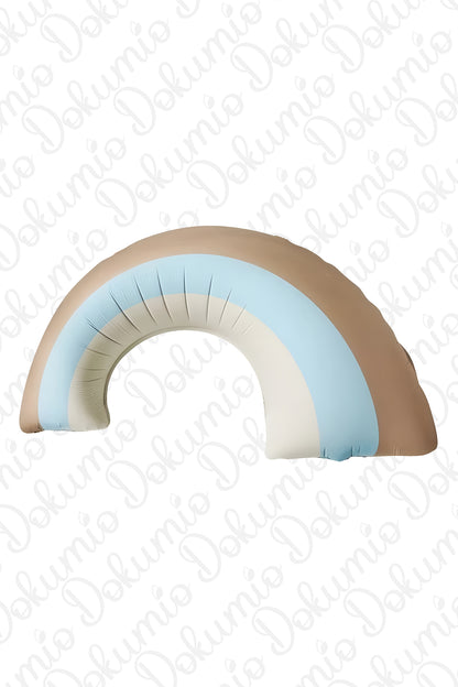 Retro Mavi Gökkuşağı Folyo Balon (#BAL027)