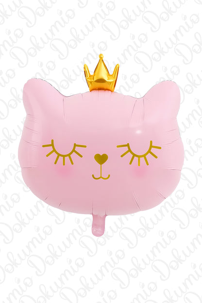 Pembe Kedi Folyo Balon (#BAL034)