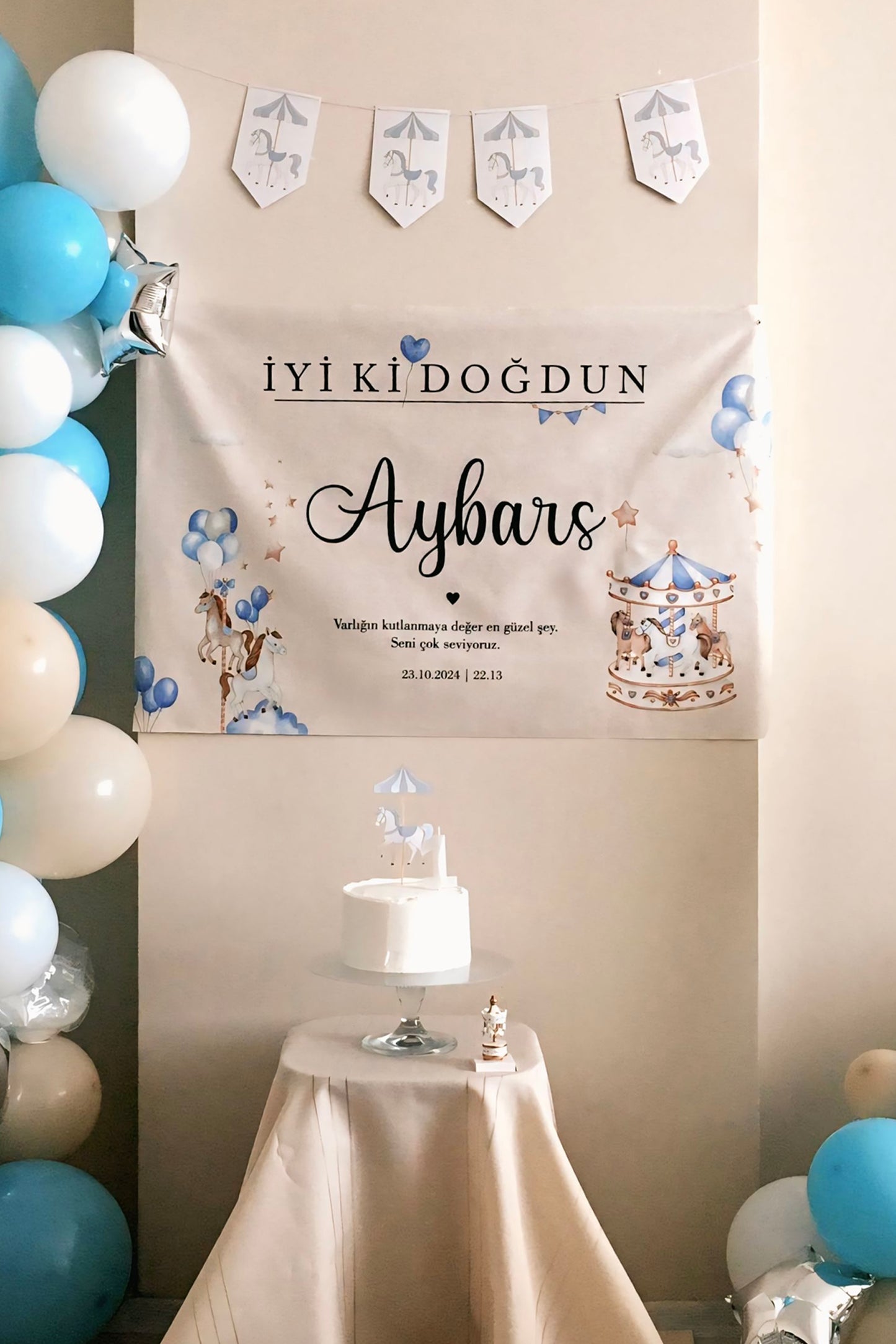 Kişiselleştirilebilir Doğum Günü Örtüsü (#69)
