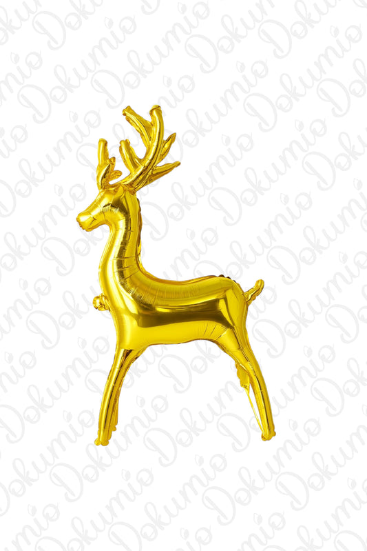 Gold Ayaklı Geyik Folyo Balon (#088)