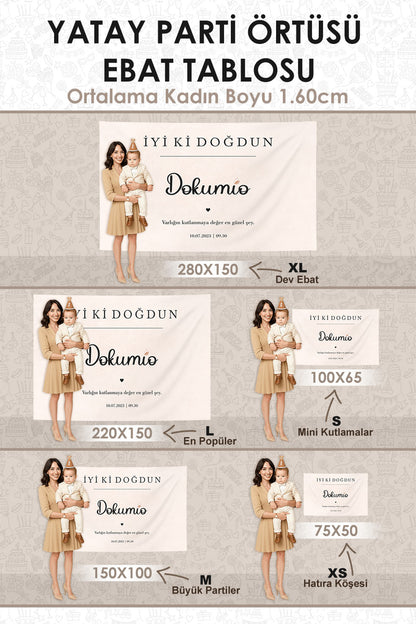 Kişiselleştirilebilir Doğum Günü Örtüsü (#111)