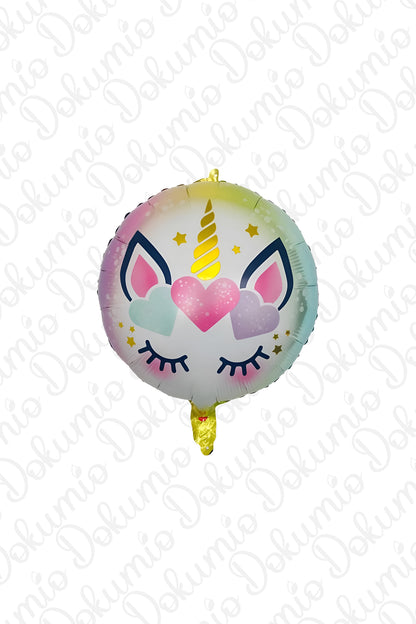 Yuvarlak Unicorn Folyo Balon (#113)