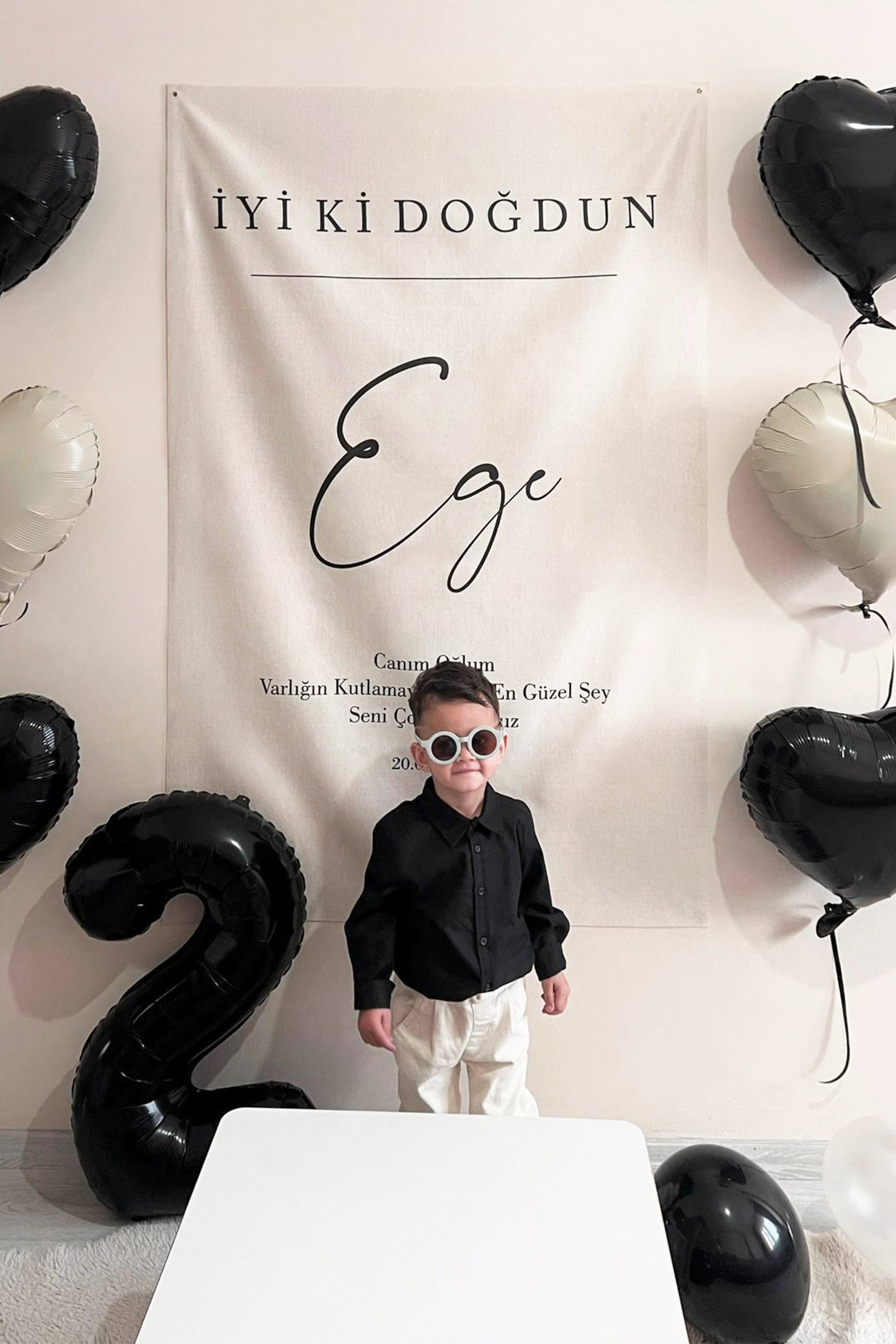 Kişiselleştirilebilir Doğum Günü Örtüsü (#24)