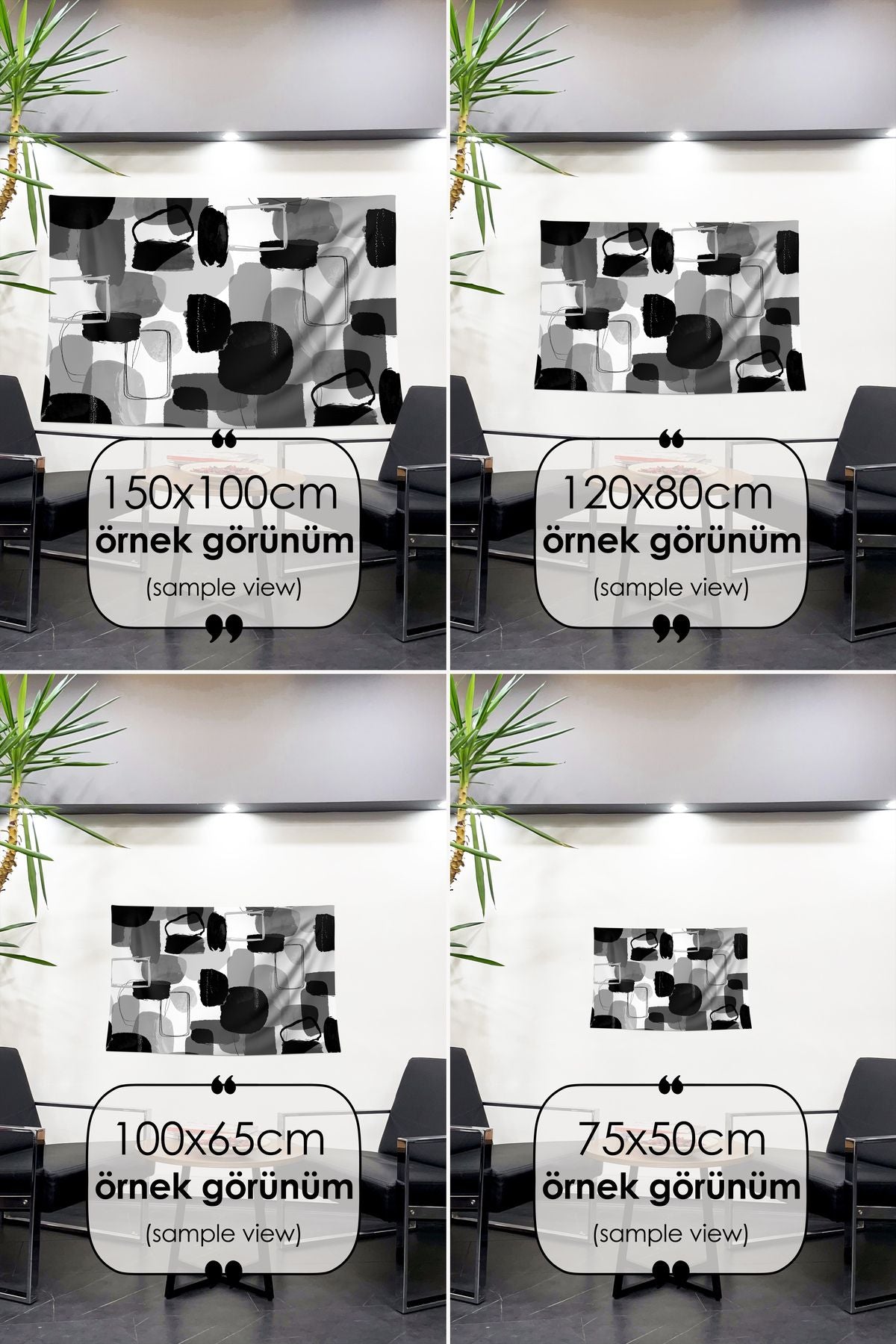 Sulu Boya Dokunuşlarıyla Siyah Beyazın Etkileyici Uyumu