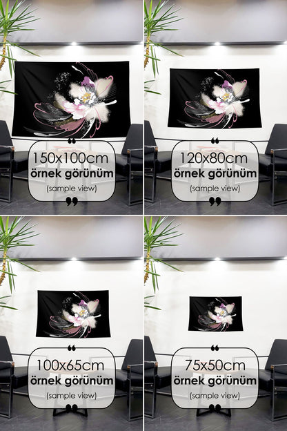 Sessiz Güzellik: Siyahın İçinde İnci Gibi Bir Çiçek