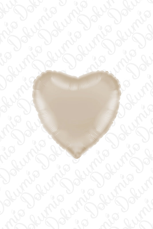 Krem Kalp Folyo Balon ( 45cm ) 18"