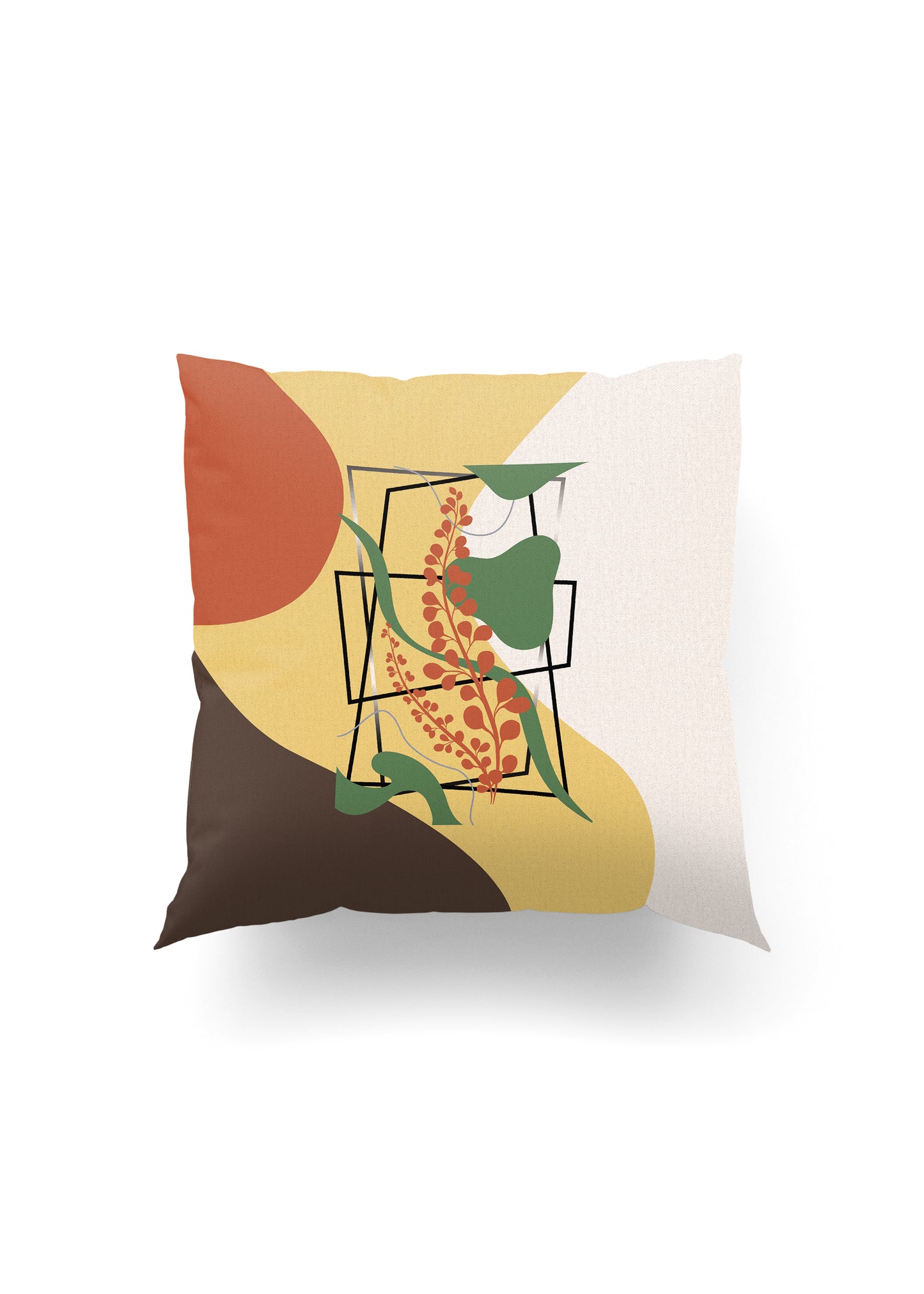 Toprak ve Bitki – Bohem Stil Kırlent Kılıfı